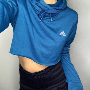 Adidas Cropped Hoodie